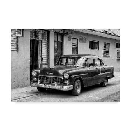 Old Antique Car in Havana VIII by Philippe Hugonnard, 22x32-Inch Canvas Wall Art